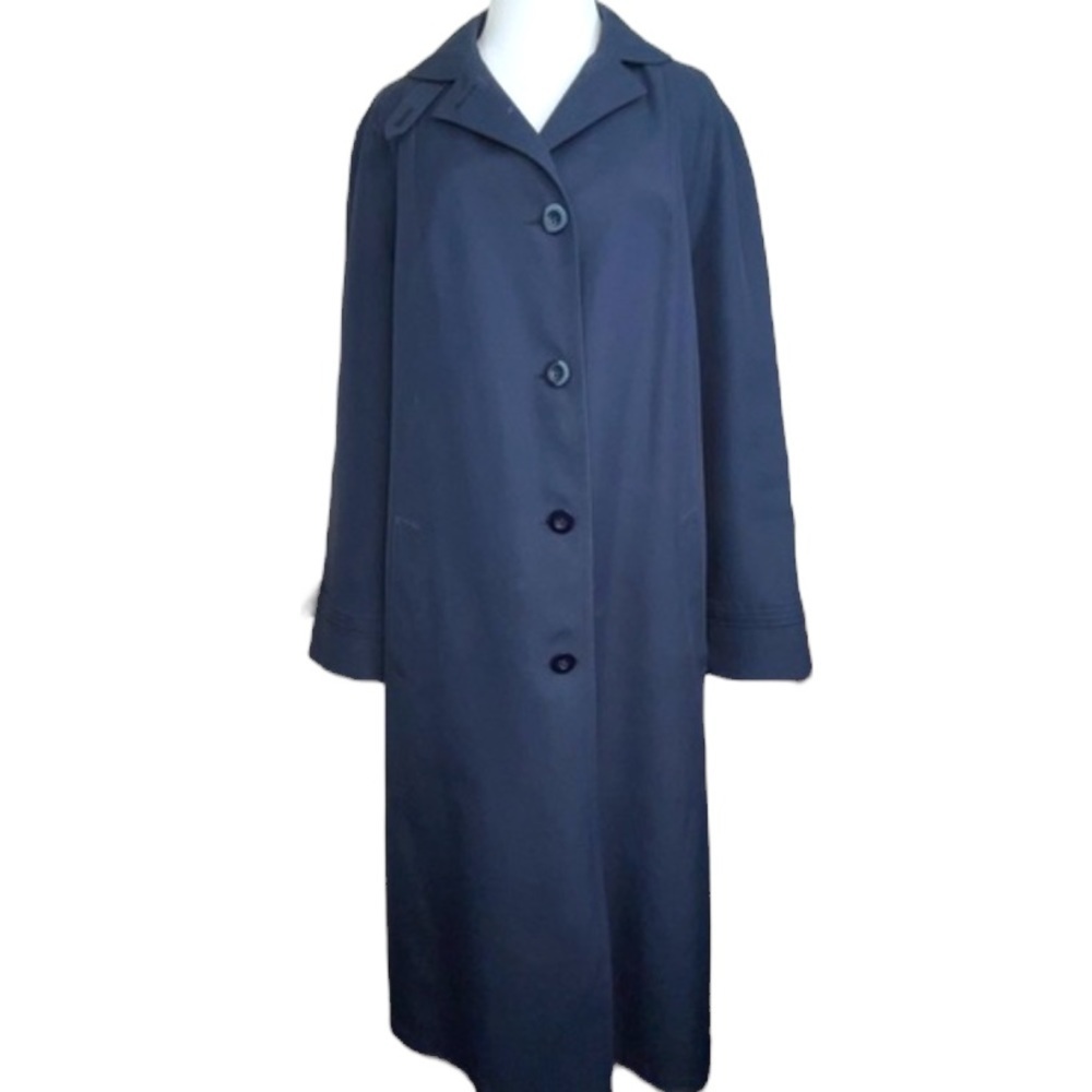 Vintage Misty Harbor Trench Coat Navy 1980’s